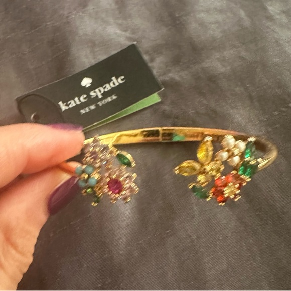 Kate Spade Bloom Flower Cuff Bracelet - Picture 2 of 2